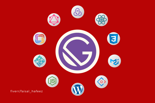 I will develop gatsby jamstack headless cms react js web app