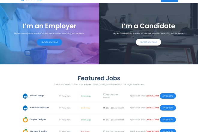 I will develop job posting or job board wordpress responsive site