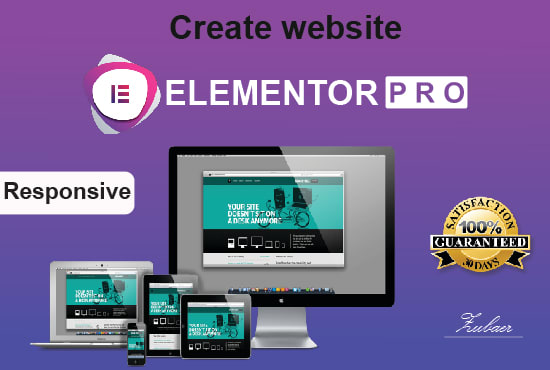 I will develop landing page with elementor pro wordpress
