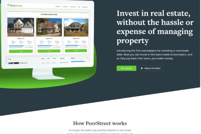 I will develop real estate investor or property listing website
