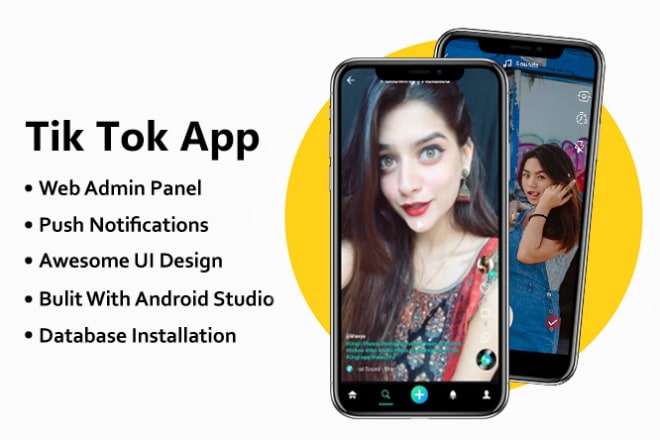 I will develop tik tok app for android