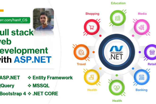 I will develop web application with asp dot net
