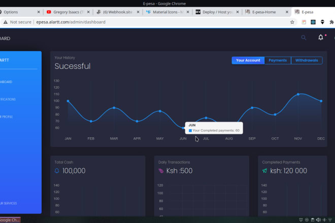 I will develop your web app with the best tools in the market
