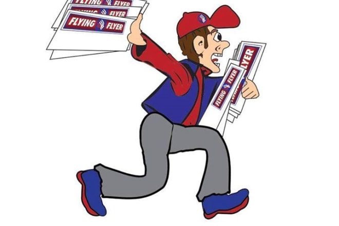 I will distribute printed advertisements around NYC
