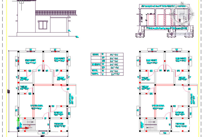 I will do 2d and 3d house plans