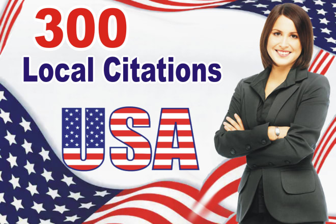 I will do 300 USA local citations and directory submission