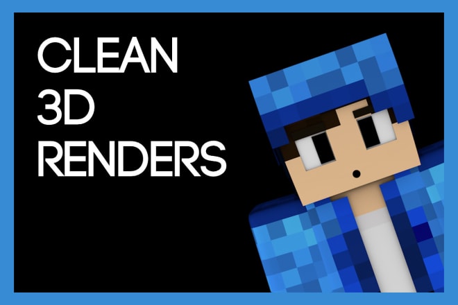 I will do 5 renders of your minecraft skin within 24 hours