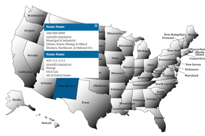 I will do a clickable interactive map