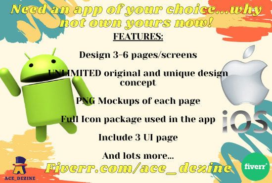 I will do a development for the creation of android and IOS app