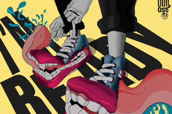 I will do a high impact illustration
