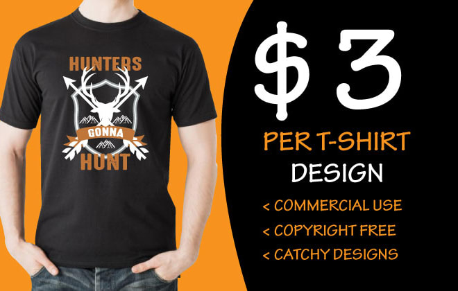 I will do a t shirt design
