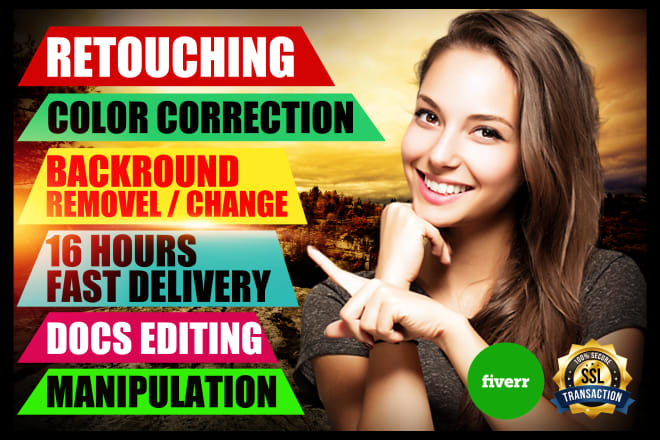 I will do any photoshop editing, photo retouching