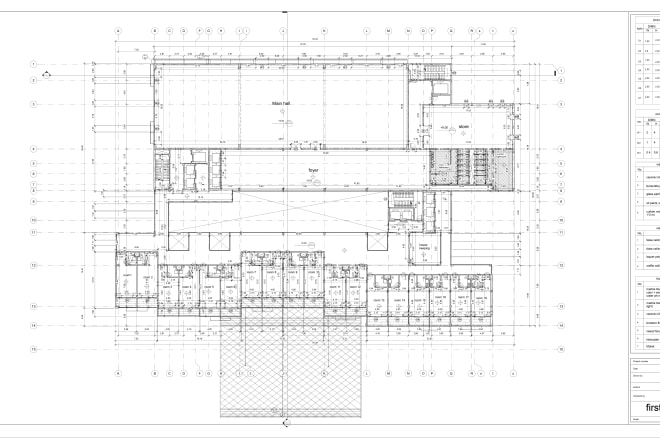 I will do architecture working drawings