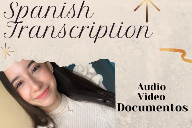 I will do audio spanish transcription