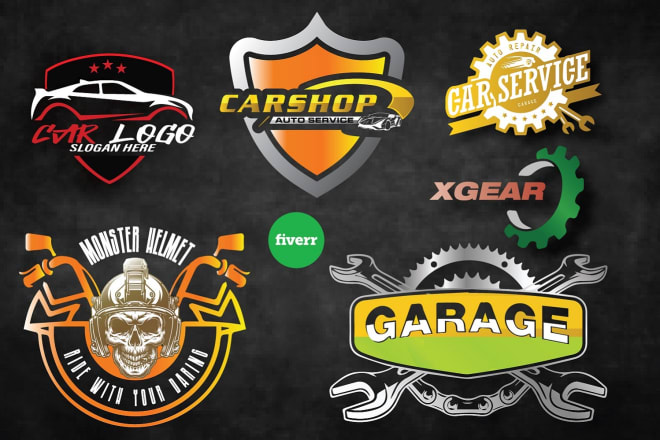 I will do automotive, repair, car racing and car wash logo