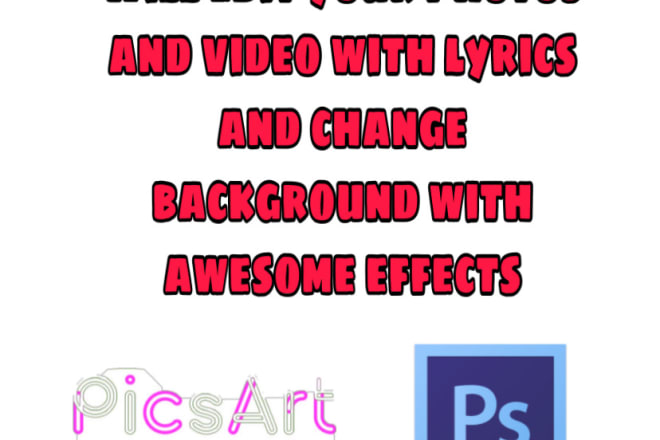 I will do background change or good effects photo editing