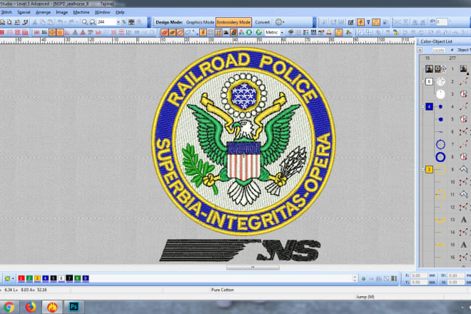 I will do best quality embroidery digitizing