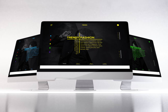 I will do best ui ux website design