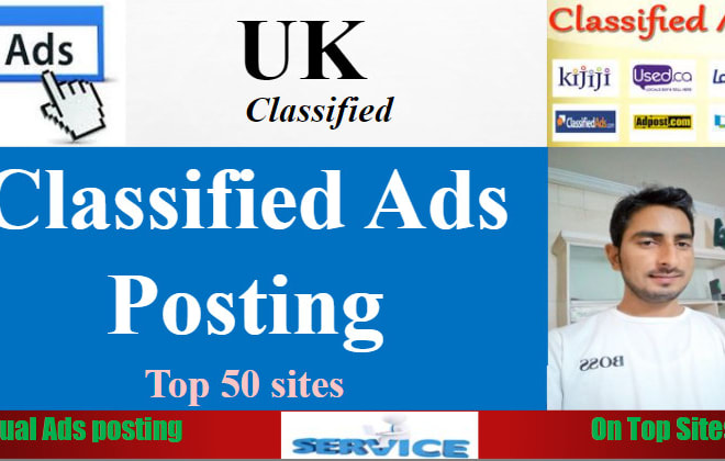 I will do best UK classified ad posting on top sites
