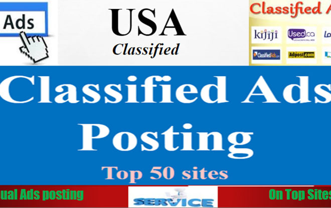 I will do best USA classified ad posting on top sites