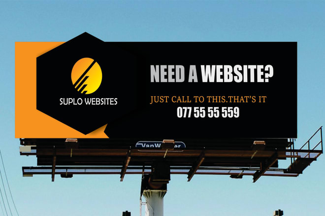 I will do billboard,storefront, banner ads or poster