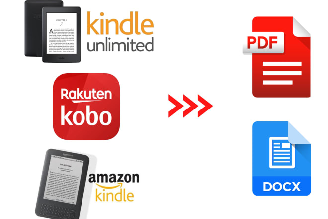 I will do bulk convert kobo kindle to pdf and word