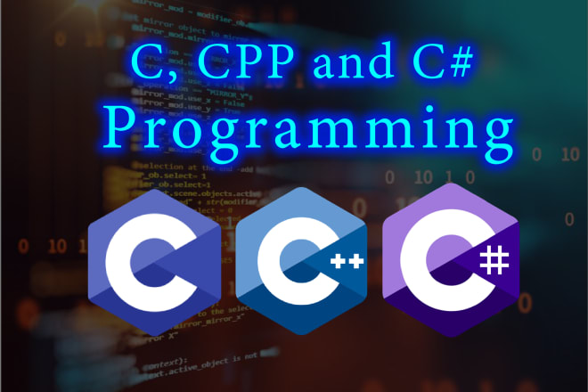 I will do c cpp and c sharp programs and projects