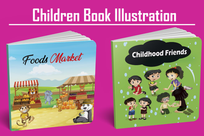 I will do children book illustration for amazon