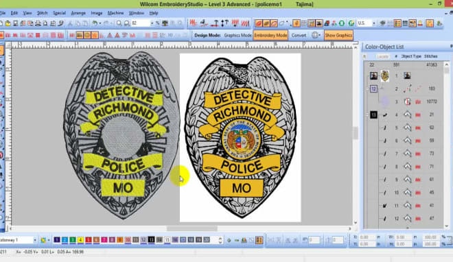 I will do convert image to embroidery digitizing 2 hour