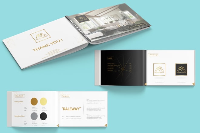 I will do corporate brand guidelines, style guide with logo