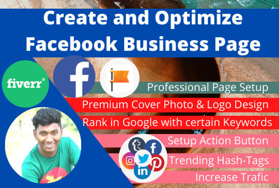 I will do create and optimize facebook business page