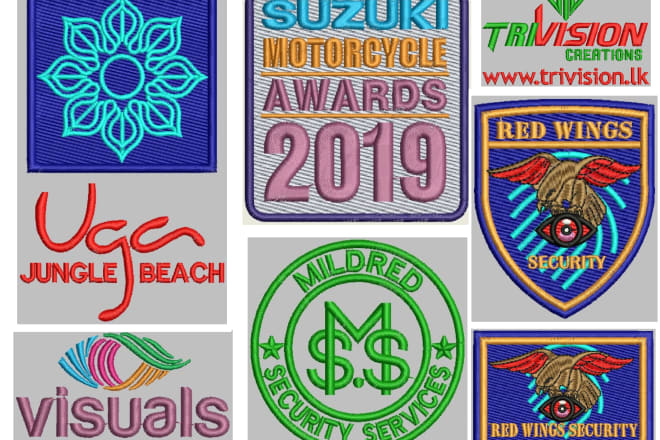 I will do custom punching digitizing embroidery logo and designs