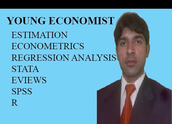 I will do data analysis using spss, eviews, ms excel and stata