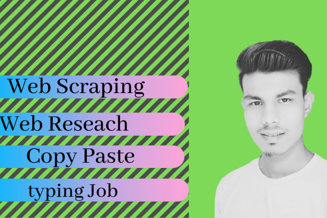 I will do data entry, copy paste work and typing job