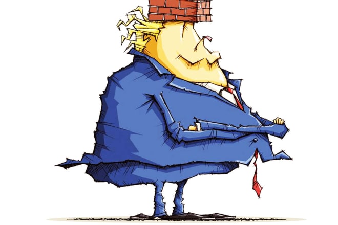 I will do digital political or social cartoons