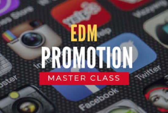 I will do edm house dance electronic music promotion to 4million people viral
