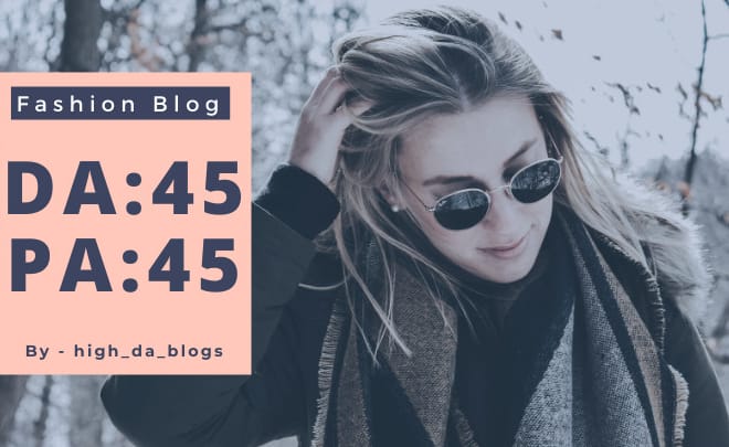 I will do fashion guest post backlinks on fashion designer, illustration website