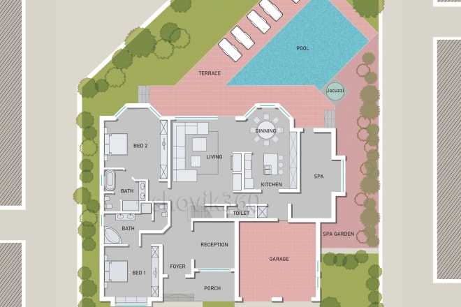 I will do floor plan illustration for marketing purpose