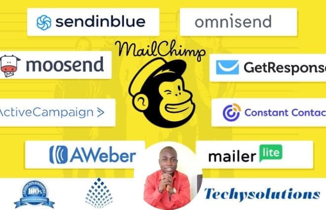 I will do getresponse, click funnel, aweber,mailchimp,simvoly,mailerlite works