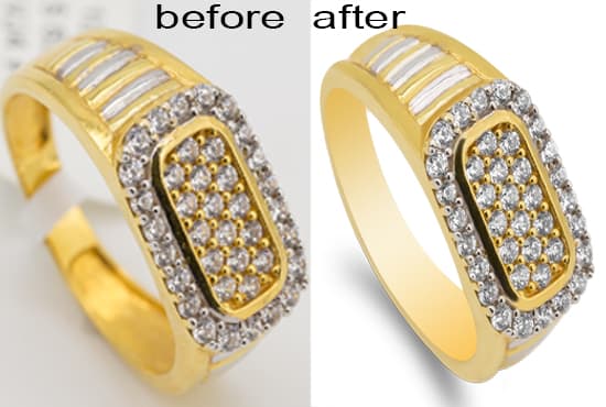 I will do high end jewelry retouching with high quality