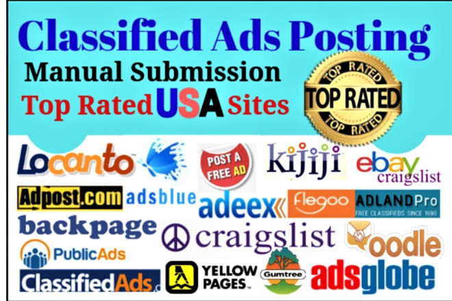 I will do high quality free classified ad posting