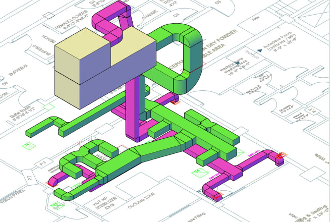 I will do hvac design, heating and cooling load calculations