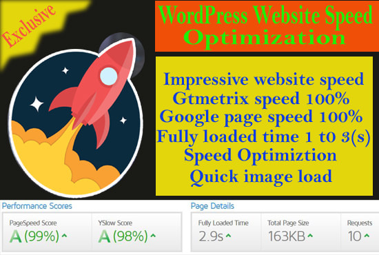 I will do impressive website speed