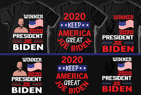 I will do joe biden and anti joe biden political and other t shirt designs