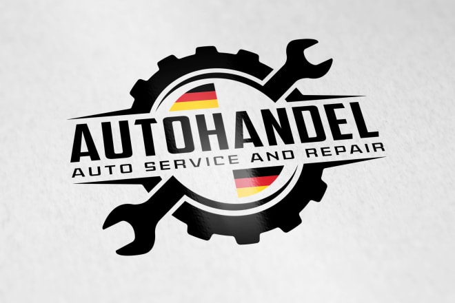 I will do luxurious automotive, repair, motor car logo