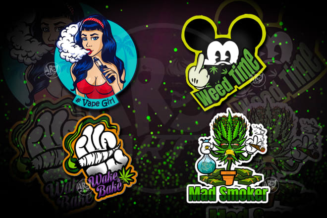 I will do medical marijuana cannabis, hemp, cbd weed or vaping logo