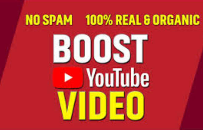 I will do organic youtube promotion of your video, music video promotion organically