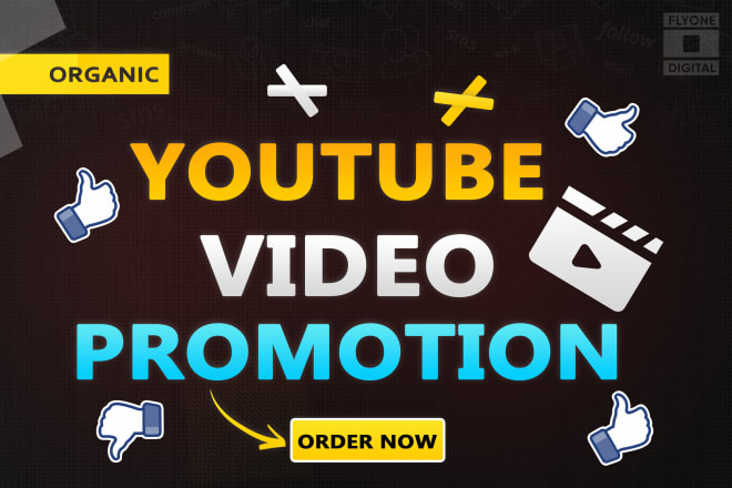 I will do organic youtube video promotion