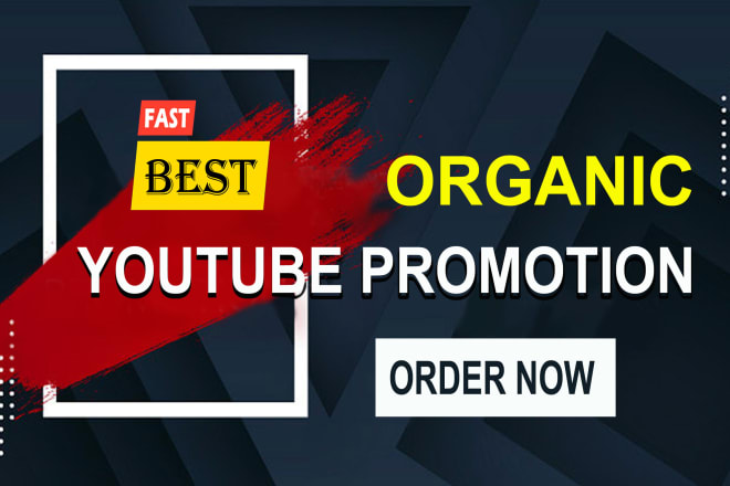 I will do organic youtube video promotion by SEO backlinks