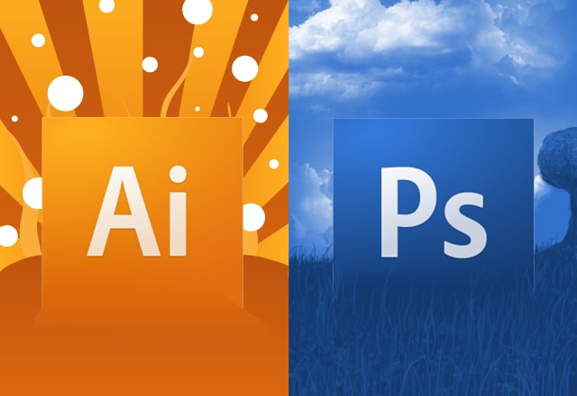 I will do photoshop and illustrator work